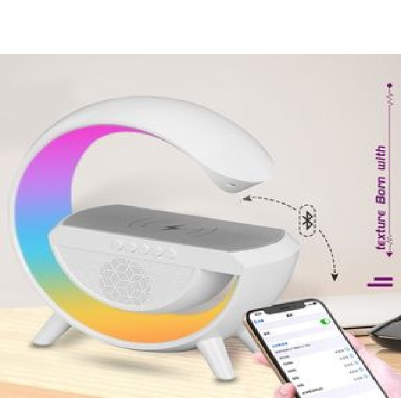 Lampara G Luz Led Rgb Speaker Recargable