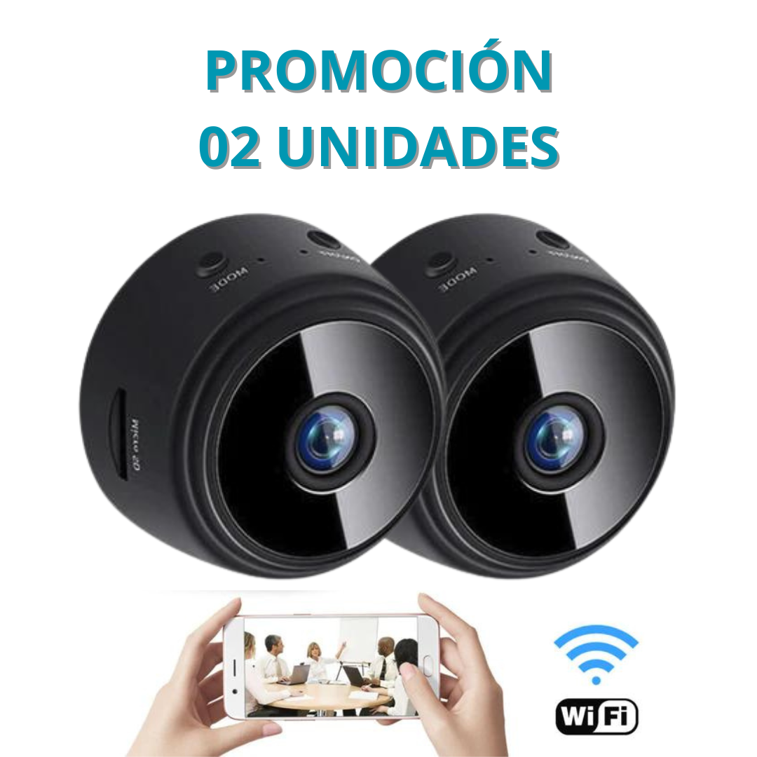 Compre 01 y reciba 02 unidades | VISION 360 - MINICÁMARA DE SEGURIDAD INALÁMBRICA - WIFI HD (ENVÍO GRATIS)